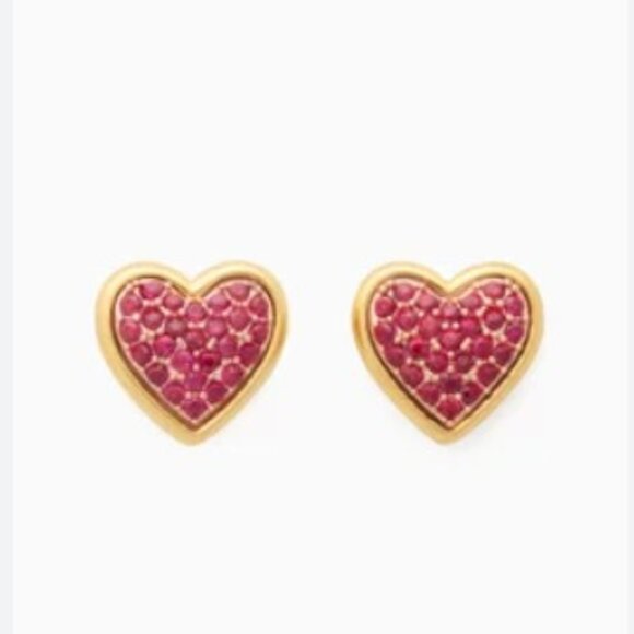 Kate Spade Heart Earrings +DustBag - Picture 4 of 12